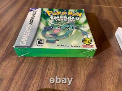 Pokemon Emerald Version (Nintendo Game Boy Advance, GBA) Complete Authentic