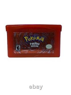 Pokemon FireRed Game Boy Advance Authentic Tested Working Clean Fire Red