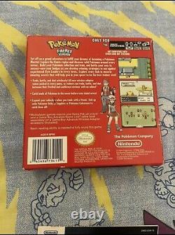 Pokemon Fire Red Version (Game Boy Advance, 2004) CIB Complete Authentic GBA Box