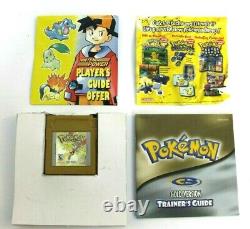 Pokemon Gold Version (Game Boy Color, 2000) Complete & Authentic CIB
