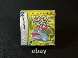 Pokemon Leaf Green Complete in Box, Authentic for Gameboy Advance, GBA, CIB