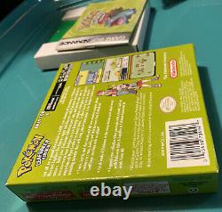Pokemon Leaf Green Version GBA Game Boy Advance Complete in Box CIB Authentic