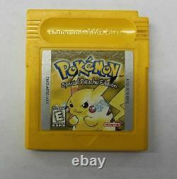 Pokemon Pikachu Yellow Nintendo Game Boy Game Authentic