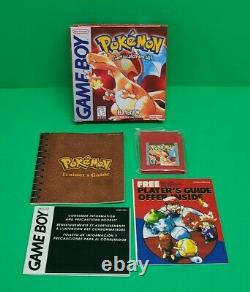 Pokemon Red Version (Game Boy, 1998) Complete Authentic Mint Condition NICE