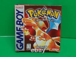 Pokemon Red Version (Game Boy, 1998) Complete Authentic Mint Condition NICE