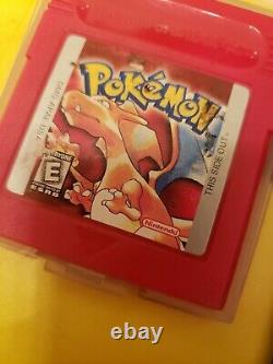 Pokemon Red Version (Game Boy, 1998) game box instructions complete authentic
