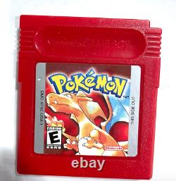 Pokemon Red Version Nintendo GameBoy Game Authentic with New Save Battery