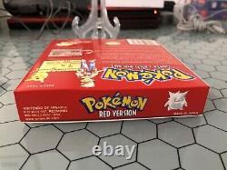 Pokemon Red Version (Nintendo Game Boy, 1998) Authentic Game & Tested Saves