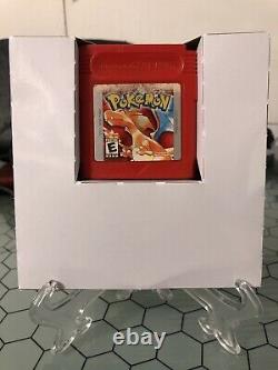 Pokemon Red Version (Nintendo Game Boy, 1998) Authentic Game & Tested Saves
