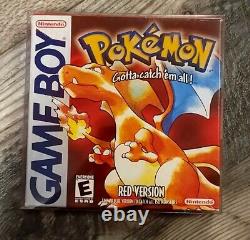 Pokemon Red Version Nintendo Game Boy Complete In Box CIB Authentic Excellent