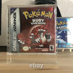 Pokemon Ruby Authentic Game Boy Advance Complete In Box (No game)