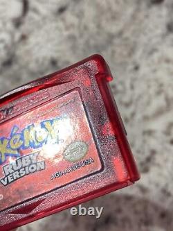 Pokemon Ruby CIB Game Boy Advance GBA AUTHENTIC New Battery