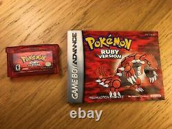 Pokemon Ruby Version Gameboy Advance BOXED Authentic American Game USA