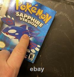Pokemon Sapphire Version Game Boy Advance, Complete Authentic CIB GBA Free Ship