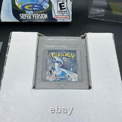 Pokemon Silver Game Boy Color GBC Complete In Box CIB AUTHENTIC No Save