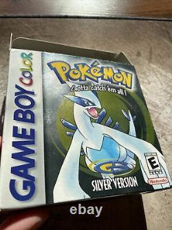 Pokemon Silver Version (Nintendo Game Boy Color) Complete in Box CIB Authentic
