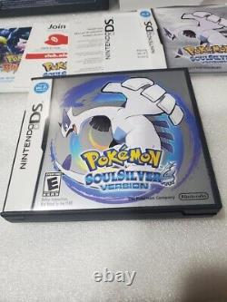 Pokemon SoulSilver Version DS Authentic Bix Box Case Manual with inserts NO GAME