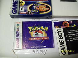 Pokemon Trading Card Game Gameboy Color Complete In Box AUTHENTIC NEW BATTERY