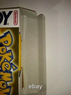 Pokemon Yellow Game Boy Complete in Box CIB 100% Authentic cart/ Cust. Box