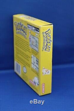 Pokemon Yellow Version Complete With Box Authentic Nintendo Gameboy Game