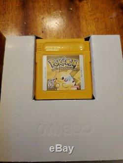 Pokemon Yellow Version (Nintendo Game Boy) Complete in Box - Authentic