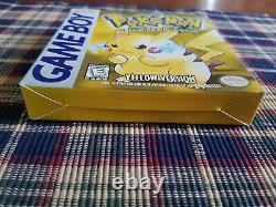 Pokemon Yellow Version Special Pikachu Authentic Game Boy GB Box Only