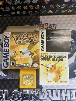 Pokemon Yellow Version Special Pikachu Edition Authentic Box And Game