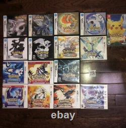 Pokemon nitendo ds lot AUTHENTIC! Pokemon Soul silver, heart gold And Much More