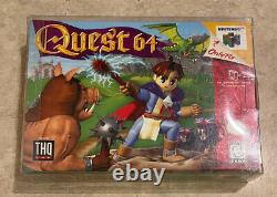 Quest 64 (Nintendo 64 N64) Authentic Complete in Box CIB Clean WithProtector