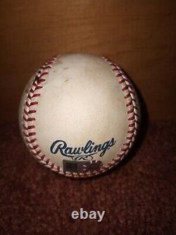 RONALD ACUNA JR. Game Used Baseball MLB Authenticated 7/2/22 (Pine tar on ball)