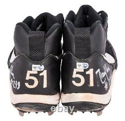 Randy Johnson 299th Win Dual Signed Game Used Cleats Shoes MLB Authentic