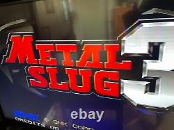 Rare Metal Slug 3 Jap Neo Geo AES SNK with Pcb Pictures 100% Legit/Authentic