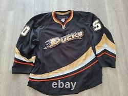 Reebok game worn used Anaheim Ducks jersey Troy Bodie Authentic Gamer 58 Signed