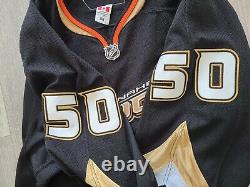 Reebok game worn used Anaheim Ducks jersey Troy Bodie Authentic Gamer 58 Signed