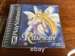 Rhapsody A Musical Adventure for PS1 Authentic Complete Atlus Playstation RPG