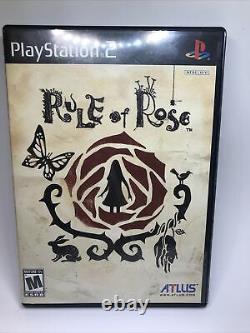 Rule of Rose (Sony PlayStation 2, PS2) Complete -Tested Authentic. Altus
