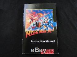SNES 1996 Mega Man X3 CIB Authentic Cart + Dust, Tray, HQ Custom Box & Manual NICE