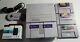 Snes Super Nintendo Console Bundle With 3 Games. Tested Authentic Working