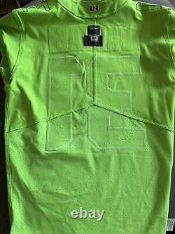 Seattle Seahawks NFL Authentic Game Worn Used Color Rush Jersey #31 Deejay