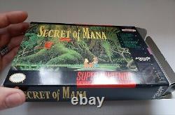 Secret of Mana (Super Nintendo SNES, 1993) CIB AUTHENTIC NICE