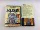 Sega Genesis 100% Authentic Musha Cartridge In Case With Card Used, Tested