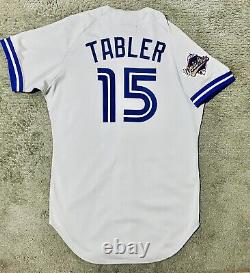 Size 44 Wilson Authentic 1992 WS Pat Tabler Toronto Blue Jays Game Used Jersey