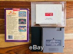 Snow Brothers Capcom CIB Complete Authentic Manual Box AUTHENTIC withH-Seam WRAP