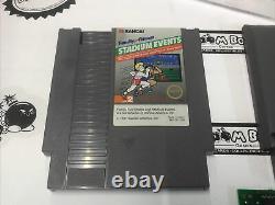 Stadium Events Nintendo NES NTSC authentic rare read description grail