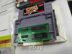 Street Fighter II 2 Turbo (Super Nintendo, SNES) Complete in Box CIB AUTHENTIC