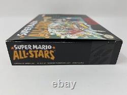 Super Mario All-Stars Complete CIB Super Nintendo SNES Authentic Very Good