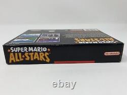Super Mario All-Stars Complete CIB Super Nintendo SNES Authentic Very Good