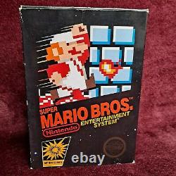 Super Mario BroOriginal 5 Screw Circle SealNintendo NES Authentic Black Box US