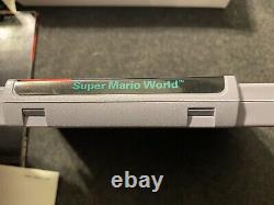 Super Mario World (Nintendo SNES, 1992) CIB Authentic