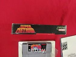 Super Metroid (Super Nintendo, SNES) Complete in Box CIB Authentic